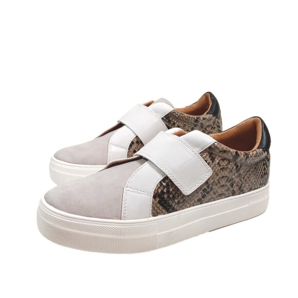 Dolce Vita Robbie Sneakers Womens 8 Slip On Snakeskin Retro Platform Sneakers - Picture 6 of 6